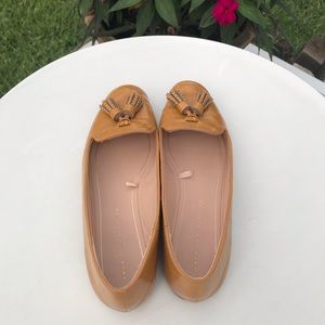 Zara Trafaluc Mustard Yellow Flats